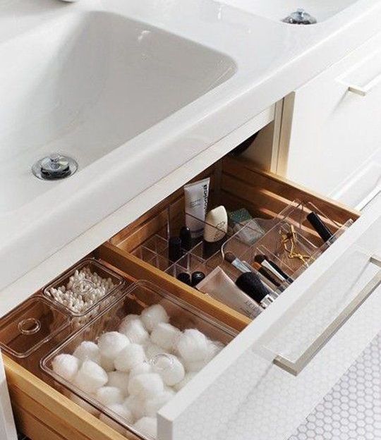 20 Brilliant Bathroom Cabinet Organizing Ideas