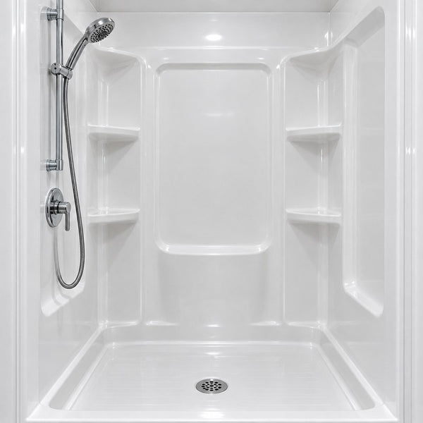 Plastic shower walls