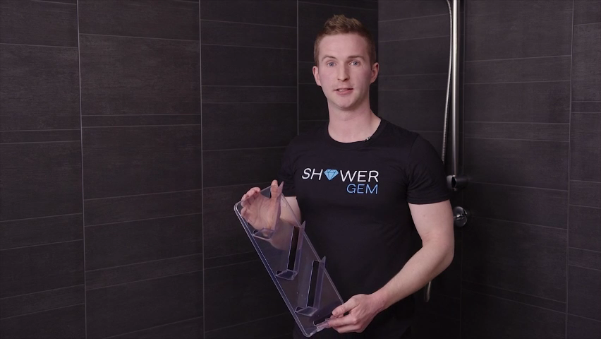 ShowerGem Shower Caddy and Bathroom Organizer Eliminates All